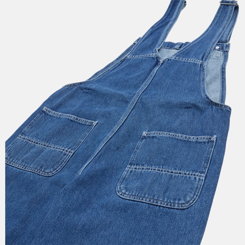 Carhartt WIP Women Jeans W BIB OVERALL STRAIGHT I031250.0106. BLUE STONE WASHED